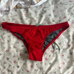 NEW (unused) Red Jolyn Mindy Style Bikini Bottom